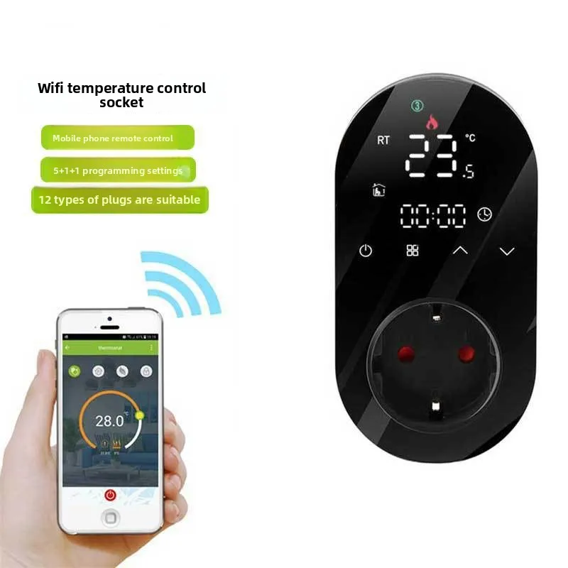 

Термостат с датчиком контроля и контроллером влажности, регулятор температуры с функцией высокой температурной сигнализации