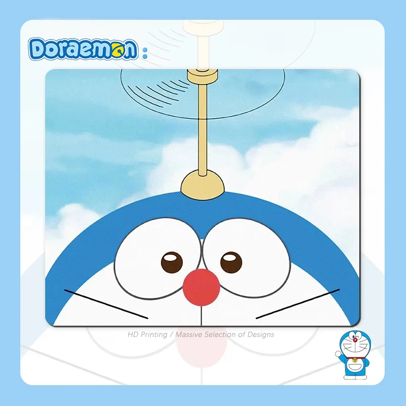 Alfombrilla de Escritorio Pequeña con Diseño de Hierba, Alfombrilla de Ratón Tipo Doraemon, Alfombrilla Verde de Anime para Gamers, Alfombrilla para Computadora, Alfombrilla de Oficina