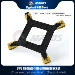 AM5 CPU Install Backplate 1700 1200 115X 20XX 1366 AM3 AM4 Plastic Metal Water Cooler Mounting Bracket