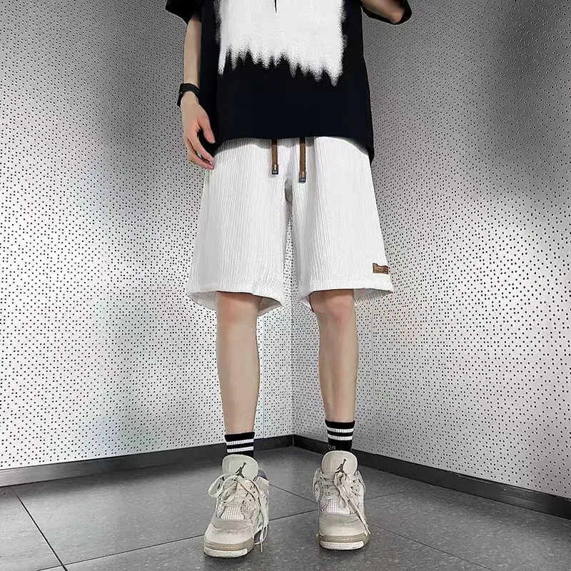 抗菌アイスシルククールメンズサマーショーツアメリカンファッションブランドファッション速乾スポーツ＆レジャープラスサイズビーチパンツ