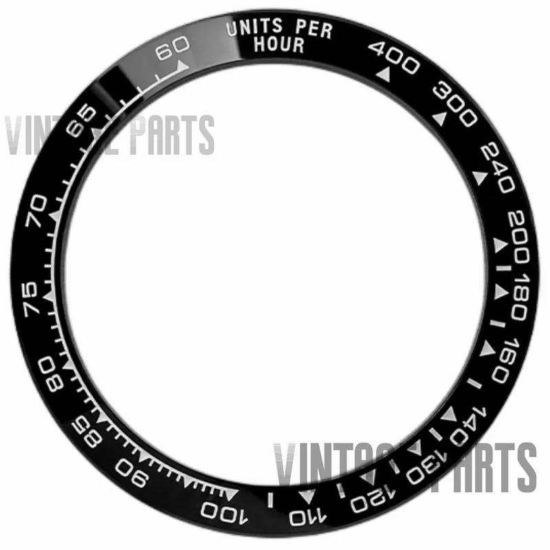 39.3mm luminous ceramic bezel insert fit for Rolex Daytona 116500 watch