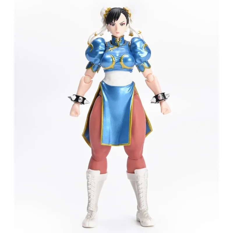 Originale Genuino Bandai Anime Street Fighter Chun-Li Outfit 2 SHF Modello Giocattoli Action Figure Regali Da Collezione Ornamenti Ragazzi Bambini