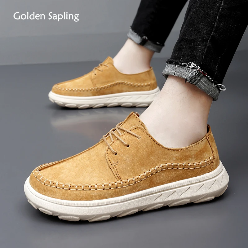 

Golden Sapling Retro Man Loafers Fashion Slip on Shoes Comfortable Platform Footwear Men's Casual Shoe Leisure Outdoor Loafers