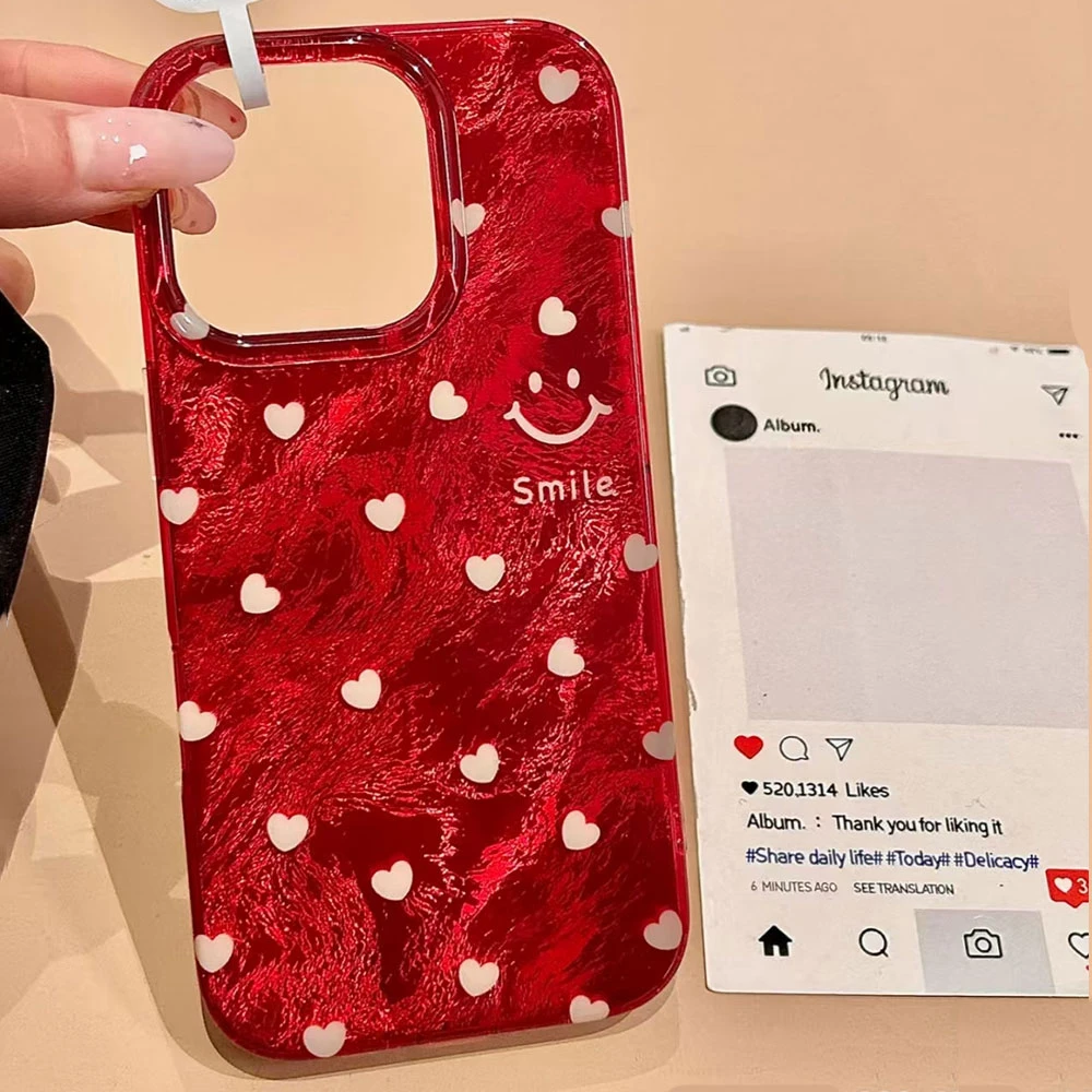 Funda de teléfono para niñas con corazón sonriente blanco para Honor 400 200 90 Smart Pro Magic7 6 5 70 Lite X9a X9c X9b X8a X8b X6c X7b X7c X6b