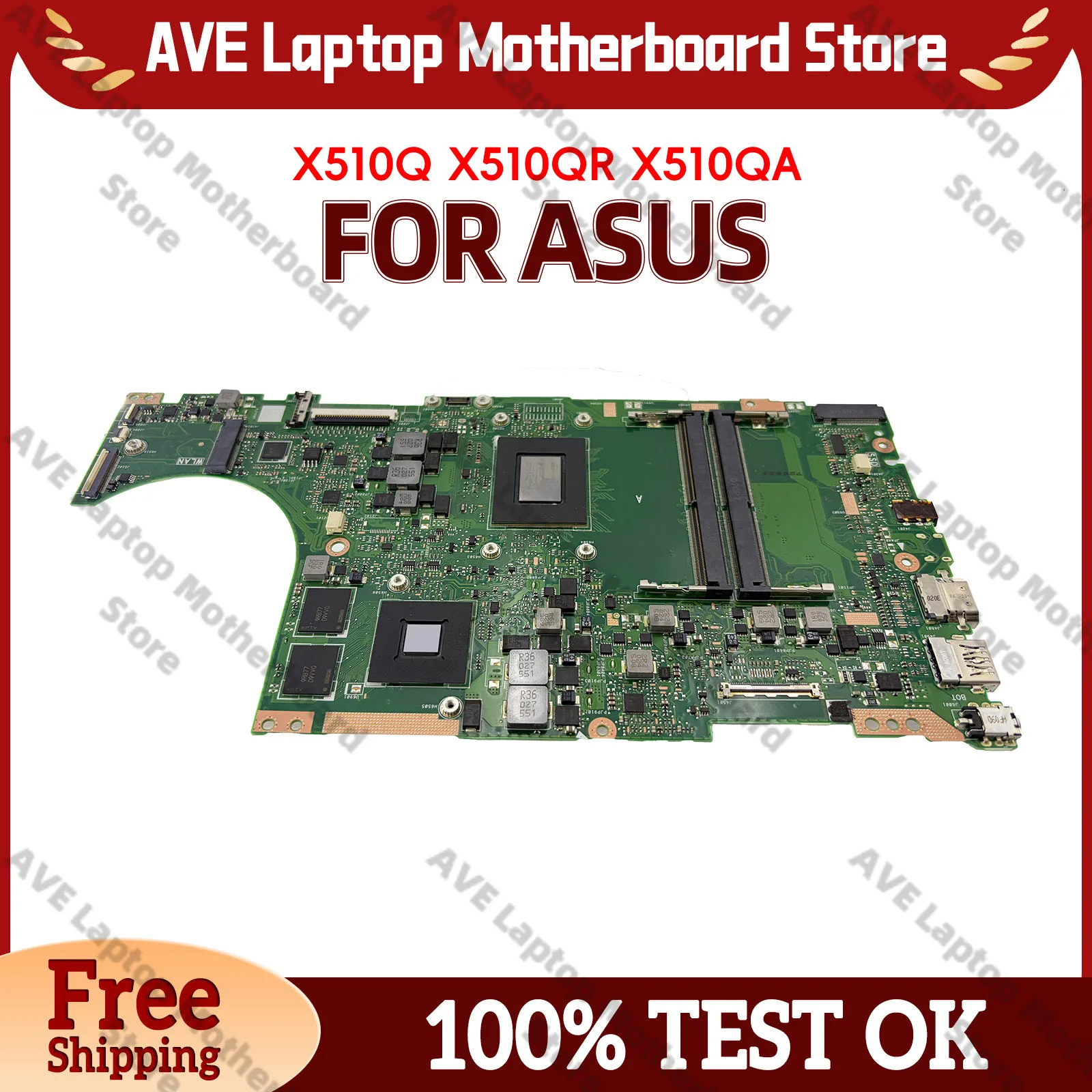 carte-mere-d'ordinateur-portable-x510qr-pour-asus-vivobook-x510q-v580q-f510q-x510qr-a510q-avec-processeur-a10-a12-100-testee-ok-en-stock