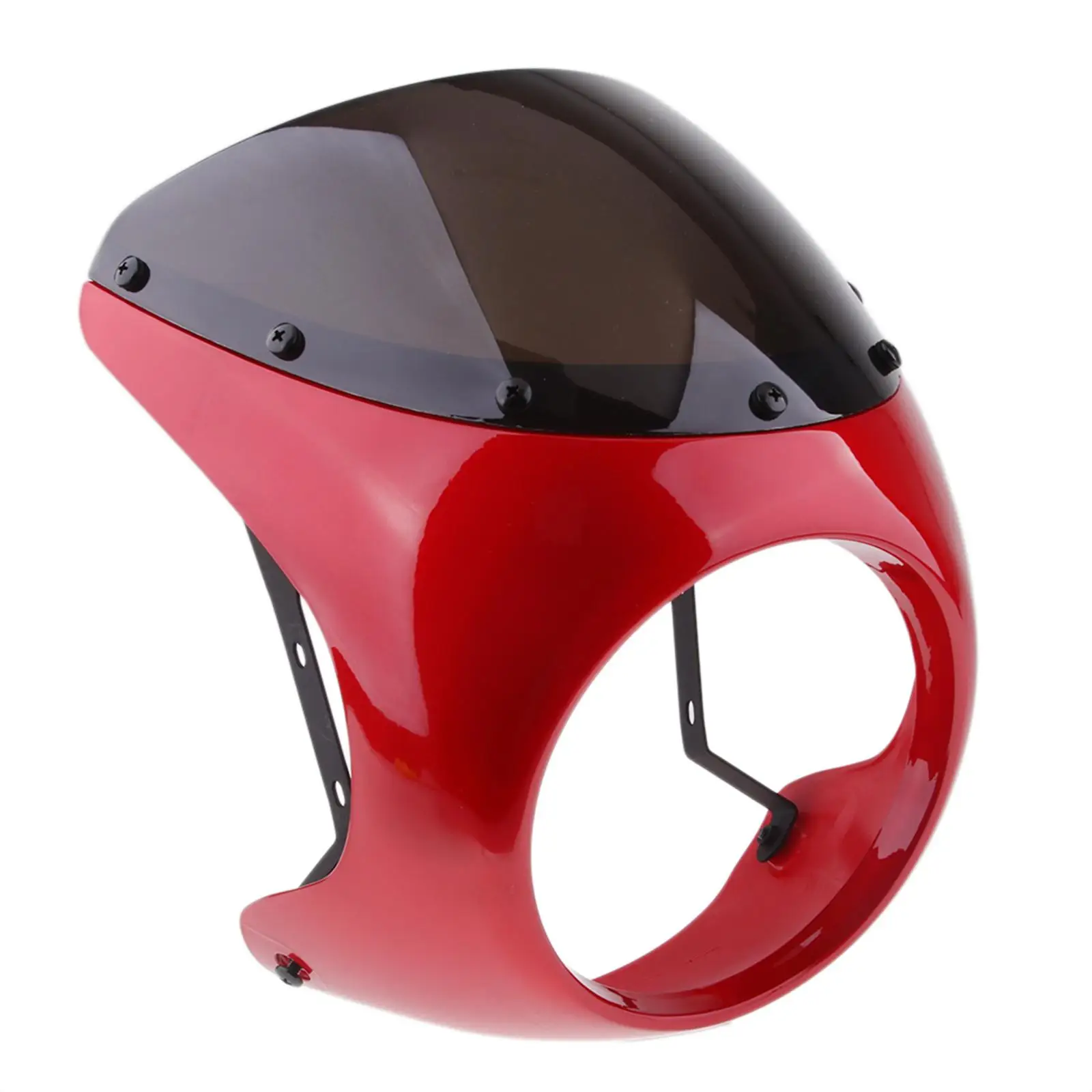 

Headlight Fairing Screen Plastic Windshield Front Windscreen for Custom Motorcycle Dome Enhancer