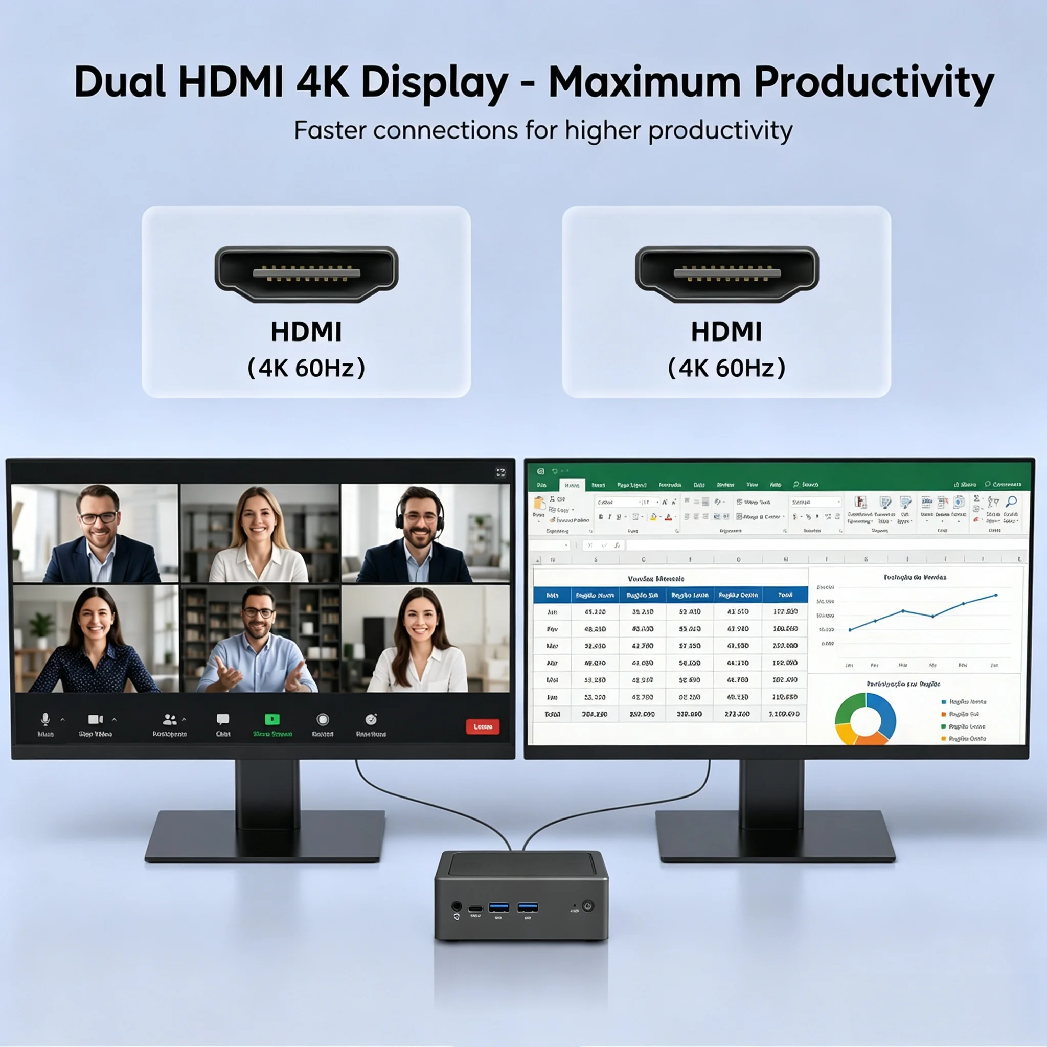 Texhoo MINI PC AMD Ryzen 5 3450U R3 3250U DDR4 8G 2400Mhz 256G SSD Pcle3.0 WIFI5 Double 4K Display 1xLAN Computer Barebone PC