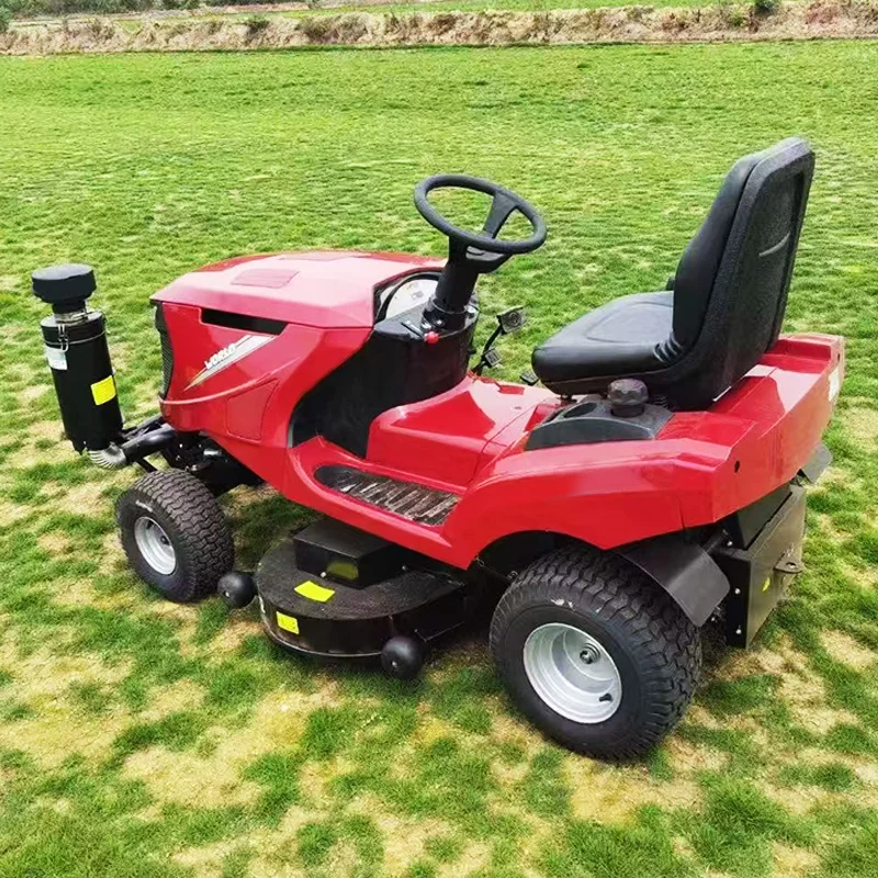 Lndustrial-grade Four-stroke Ride-on Lawn Mower with Large Capacity 41-inch Cutting Width and High-torque Engine