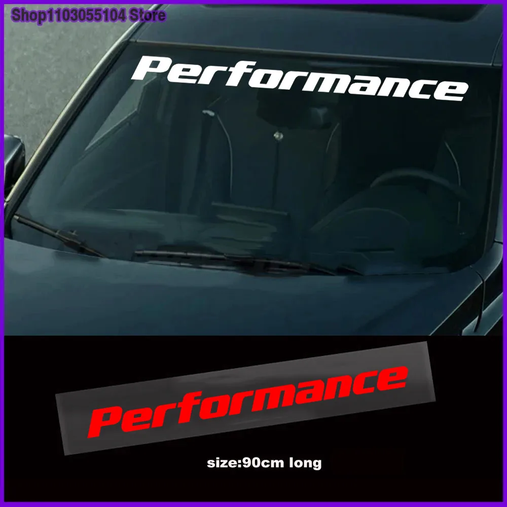 1PC Performance Car Windscreen Window Sticker Vinyl Decal For Subaru Forester Legacy XV WRX Outback Levorg Impreza ASCENT