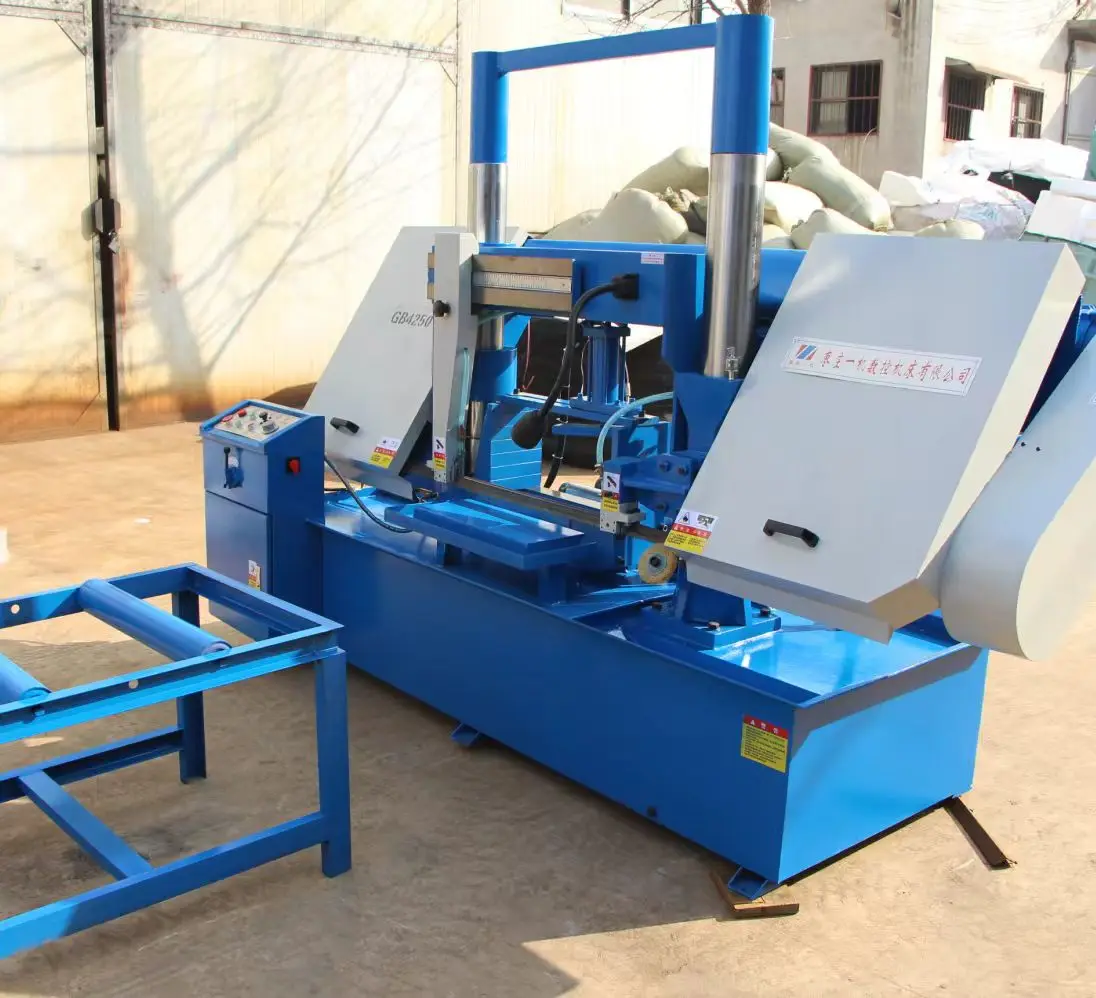 High Speed Horizontal Double Column PLC CNC Band Machine Mechanical For Pipes/metal/ Aluminum/ Beam/steel Cutting