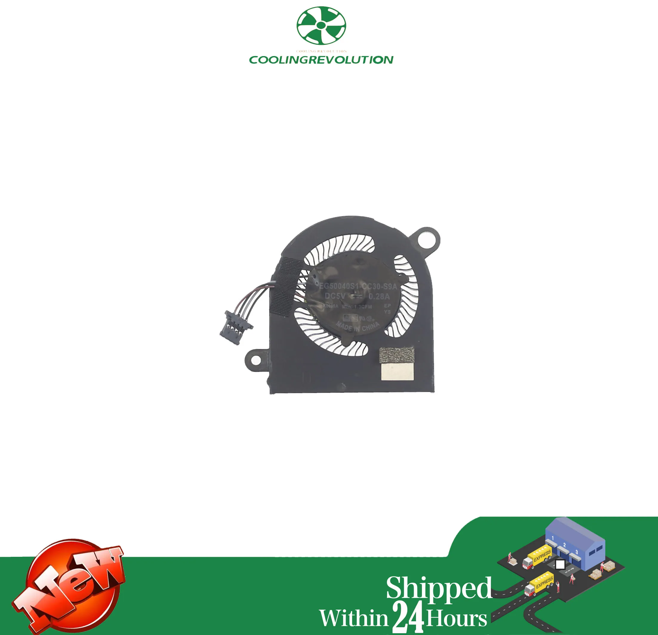 Ventilador de refrigeración para ordenador portátil, dispositivo 2 en 1 de 4 pines para DELL Latitude 7390, ND55C19 -17G18 DC05V 0,40a, EG50040S1-CC30-S9A