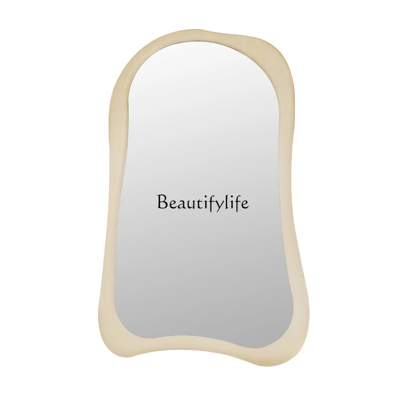 

French cream wind full mirror clothing store ins wind floor mirror