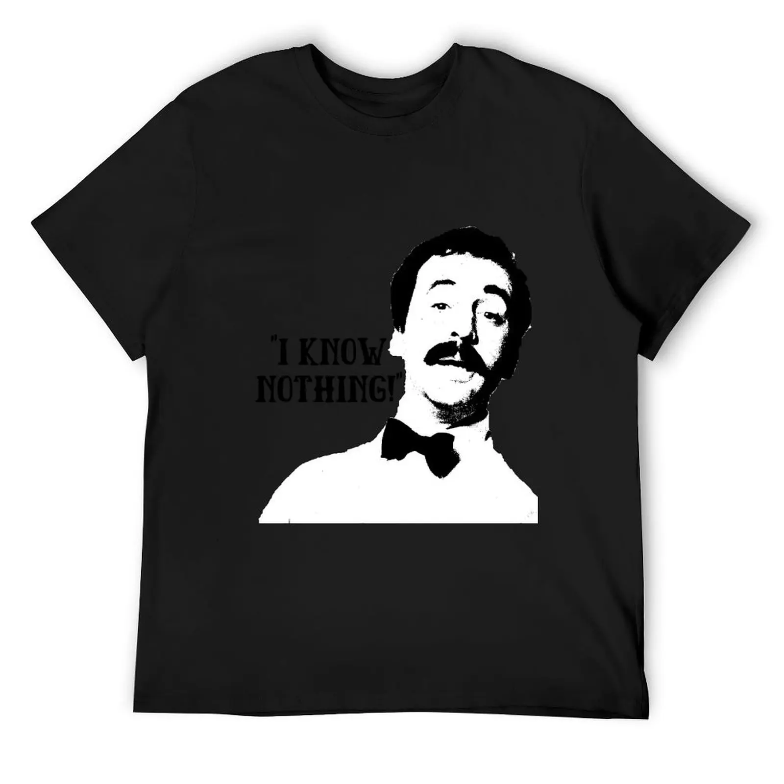 

I Know Nothing! Manuel Fawlty Towers Quote & T-Shirt graphic shirts sweat plus size clothes plain t shirts men