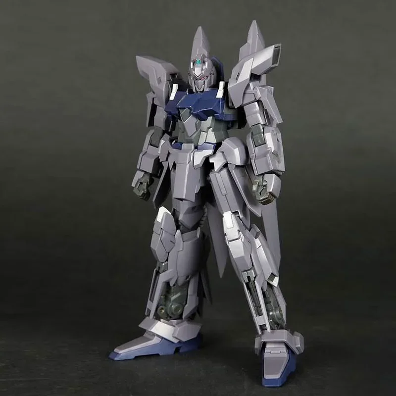 Bandai Gunpla Assembly Model Kit Anime Figure HGUC 1/144 MSN-001A1 Delta Plus Genuine Gunpla Action Figures Gifts for Children