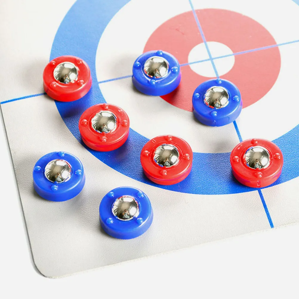 

8Pcs Shuffleboard Rolling Beads Replacement Fast Smooth Sliding Indoor Outdoor Tabletop Game Pucks Accessories