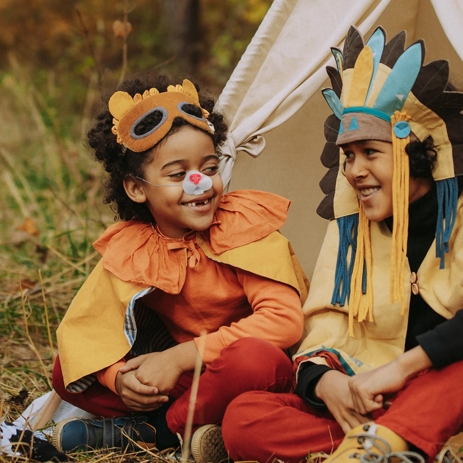 

1Set Rabbit Nose Cosplay Party Props Hippy Costume Set Halloween Festival Supplies Photo Accessories Cosplay Props