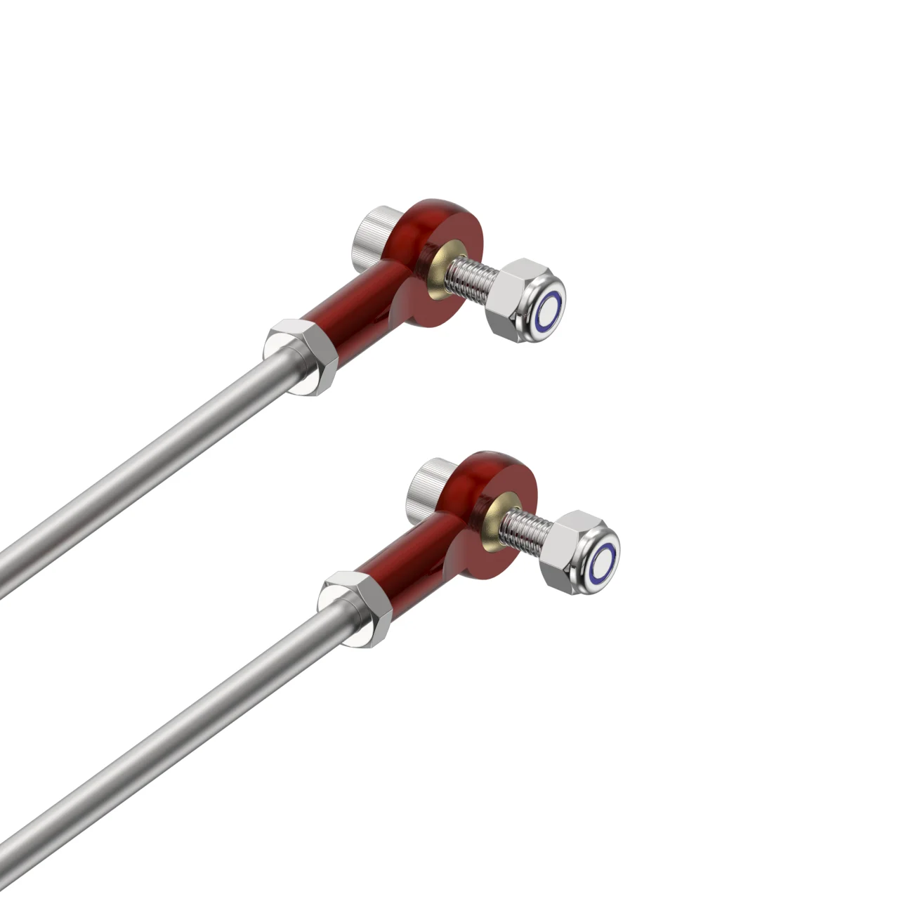 Juego de varillaje de timón de barco RC de acero inoxidable 304 - Junta esférica servo M3 de 3 mm + tapón ajustable + kit de varilla de empuje de 100-300 mm