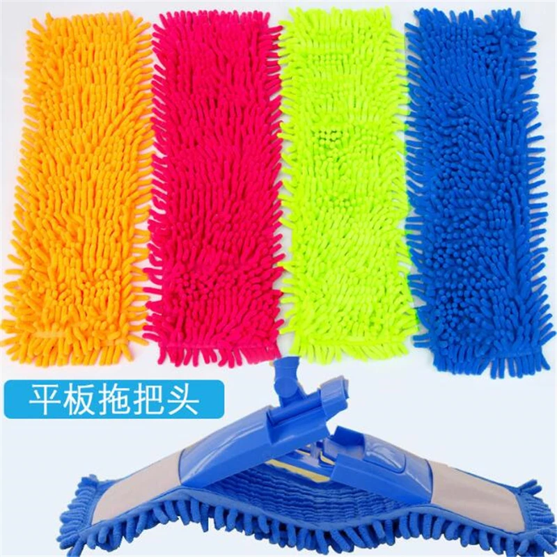 Bathroom Accessories Replacement Microfiber Mop Washable Head Pads Fit Flat Spray Mop Kitchen Household Floor Cleaning Tool