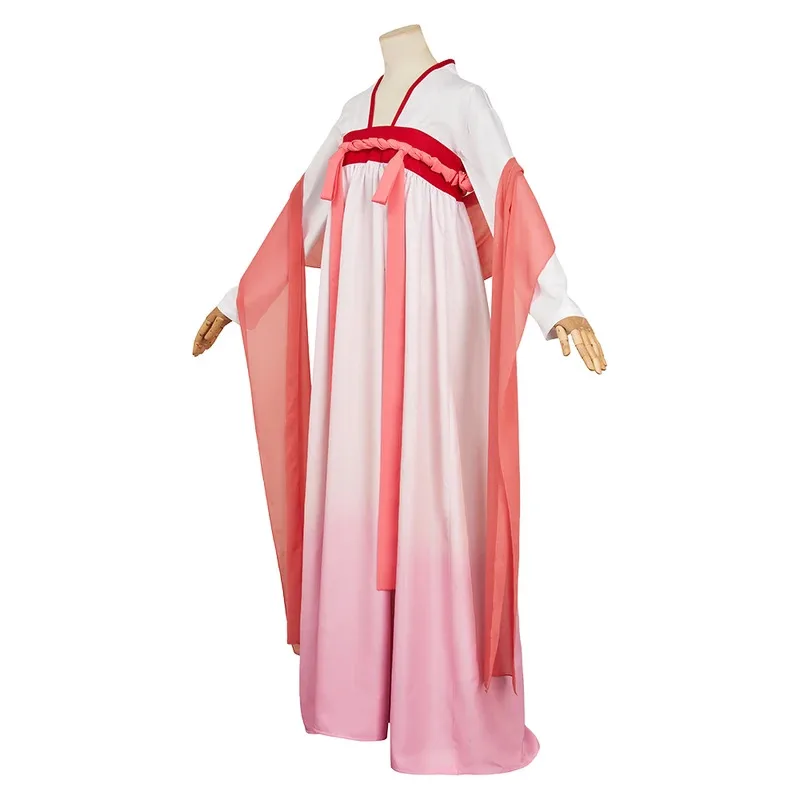 

asdh8@Maomao Cosplay Costume Roleplay Women Pink Kimono Dress Anime The Apothecary Diaries Disguise Outfits Halloween Carnival S