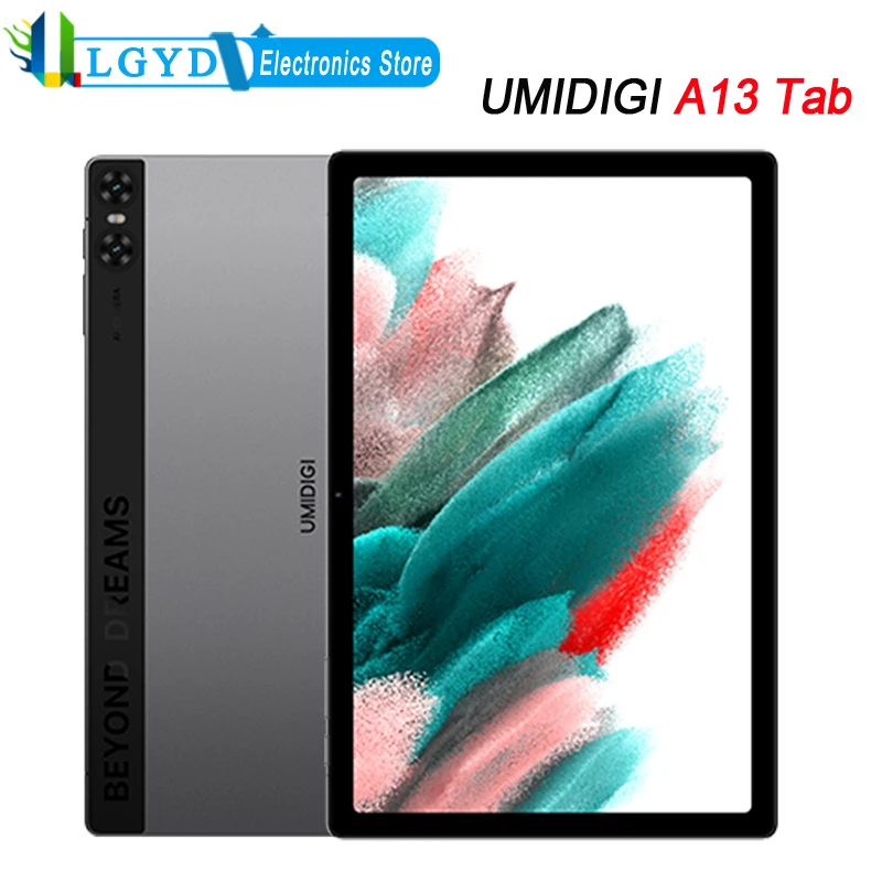 UMIDIGI A13 Tab 4G LTE Tablet PC 8GB+128GB 10.51'' 1920x1200 Android 13 Unisoc T616 Octa-Core Face Unlock GPS Fast Charge 13MP