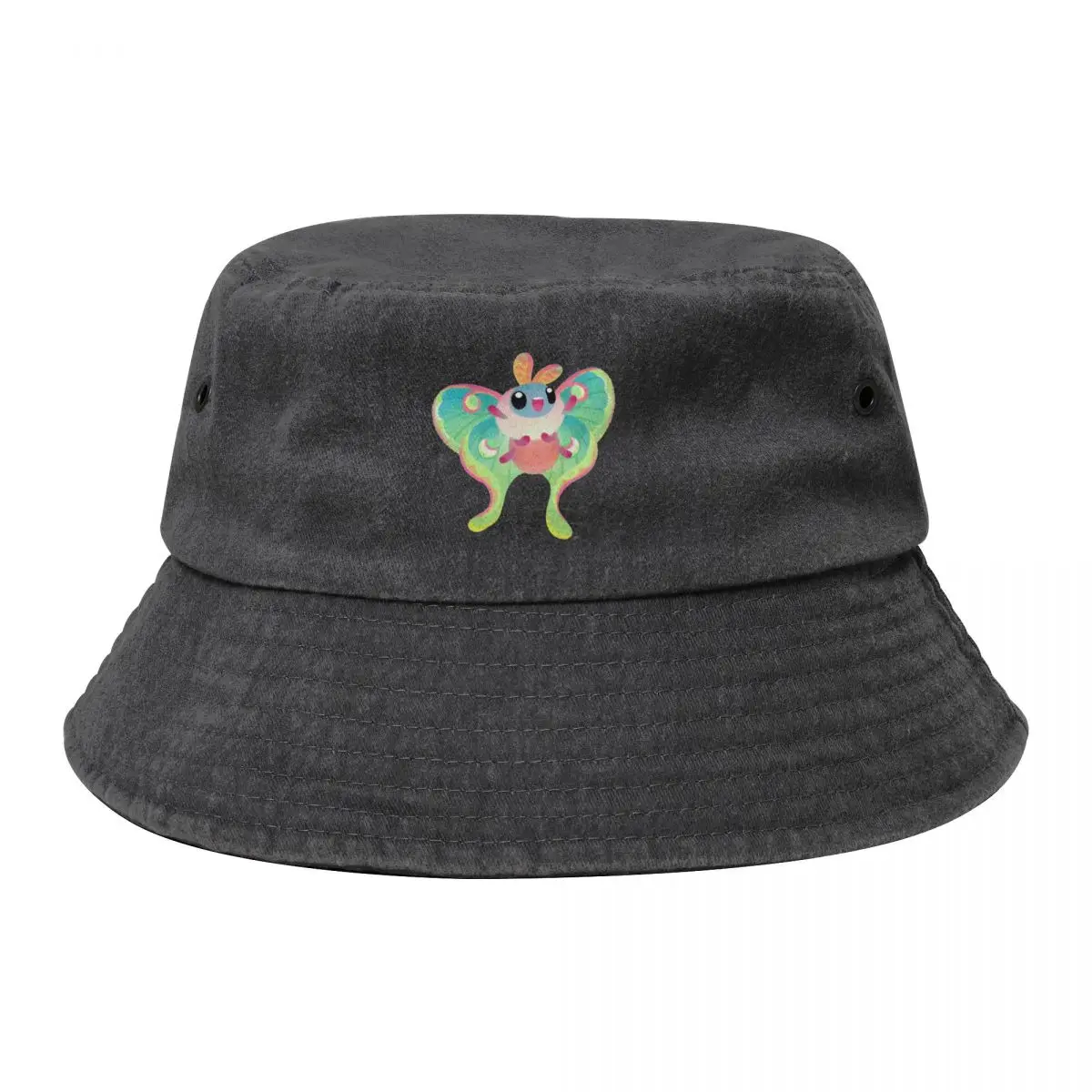 

Luna Moth Bucket Hat New Hat black Women's Beach Men's