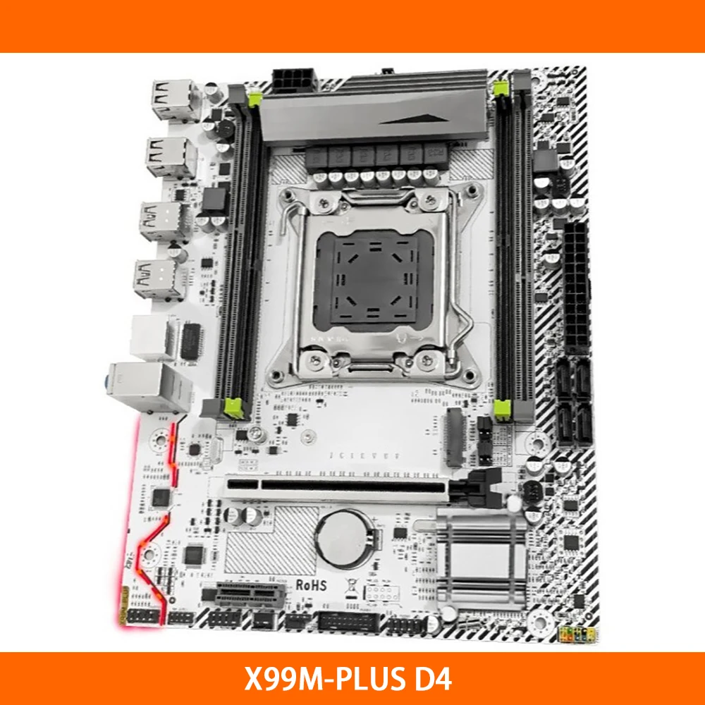 

X99 For JINGYUE X99M-PLUS D4 DDR3 128GB LGA 2011-V3 PCI-E 3.0 Micro ATX Desktop Motherboard High Quality Fast Ship