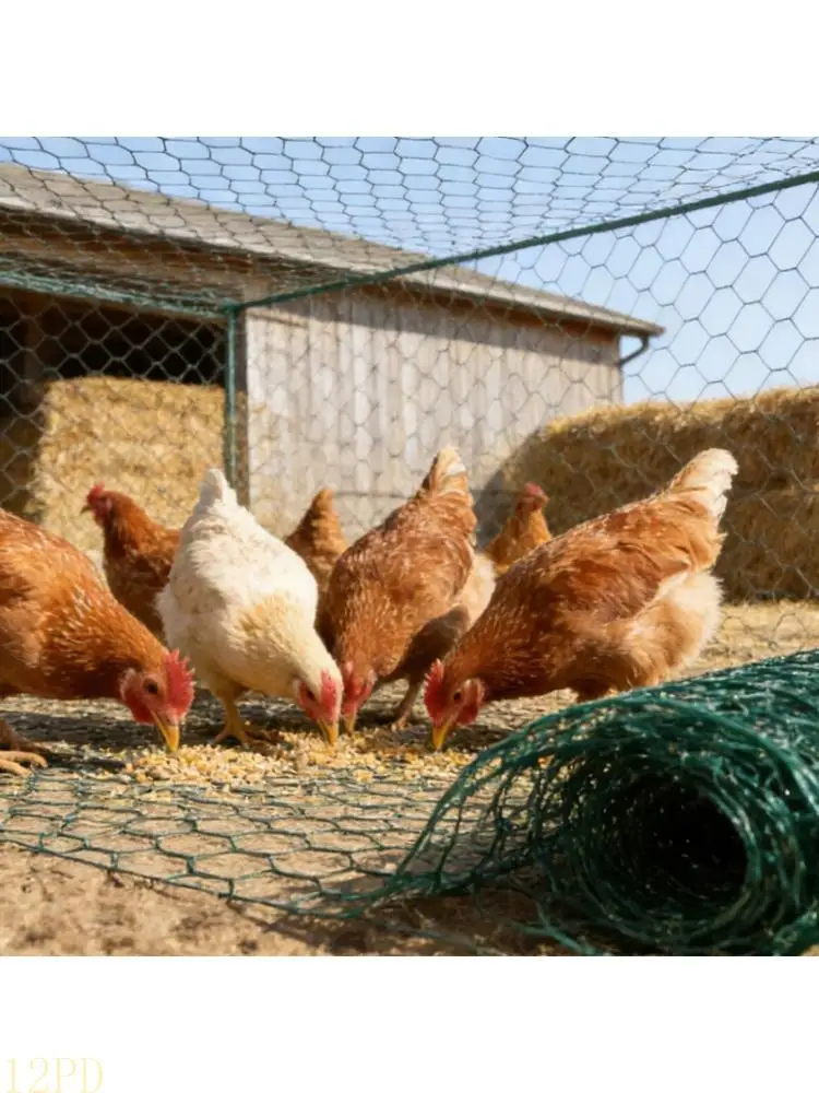 

12PD Гибкая режущая оцинкованная сетка из куриной проволоки 35 см x 200 см Идеально подходит для универсального применения в и