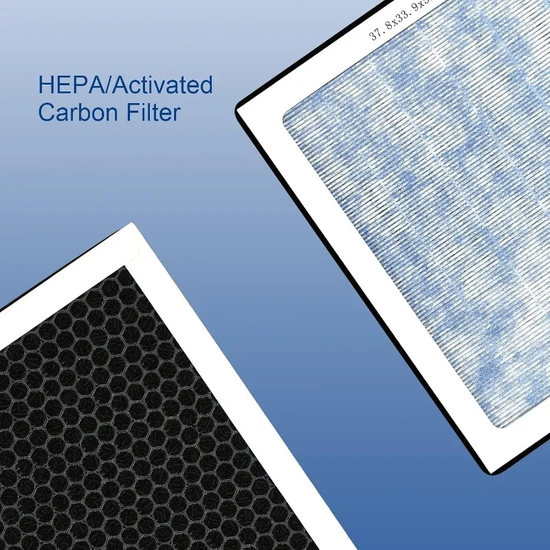 HEPA/Activated Carbon Replacement Set for UVIG Air Scrubber (Pack of 3)