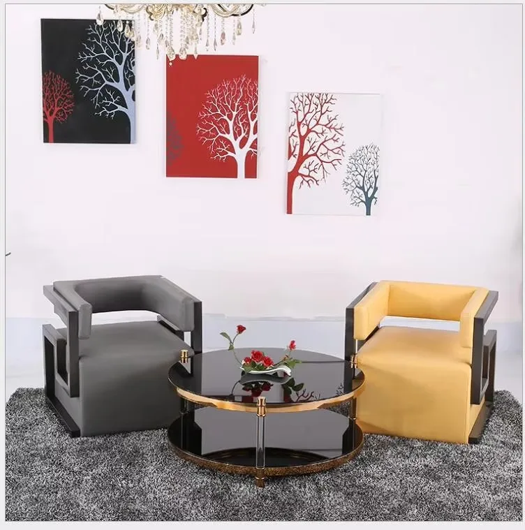 Fauteuil moderne en acier inoxydable, chaise de loisirs rembourrée en velours pour salon, salle à manger, bureau, Bar, meubles d'hôtel, offre spéciale