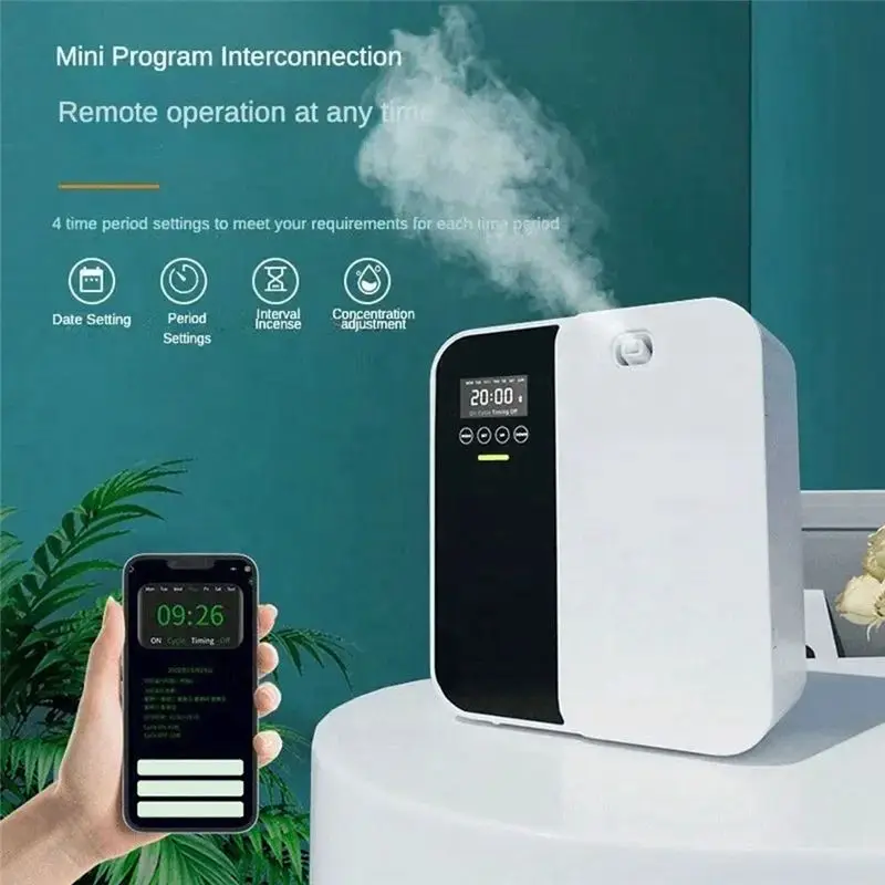 [NEWA66Z!】 Scent Diffuser Machine Wall Mounted Fragrance Diffuser Bluetooth Essential Oils Diffuser Electric Smell For Home