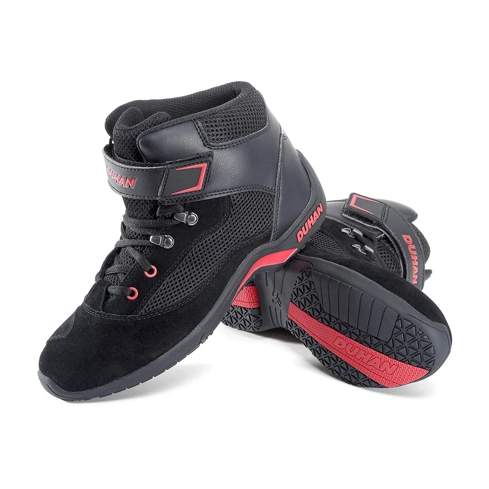 Motorcycle Shoes Men Soft Motocross Off-road Riding Boots Shoes Breathable Anti-slip Protective Equipment OUtdoor Cycling