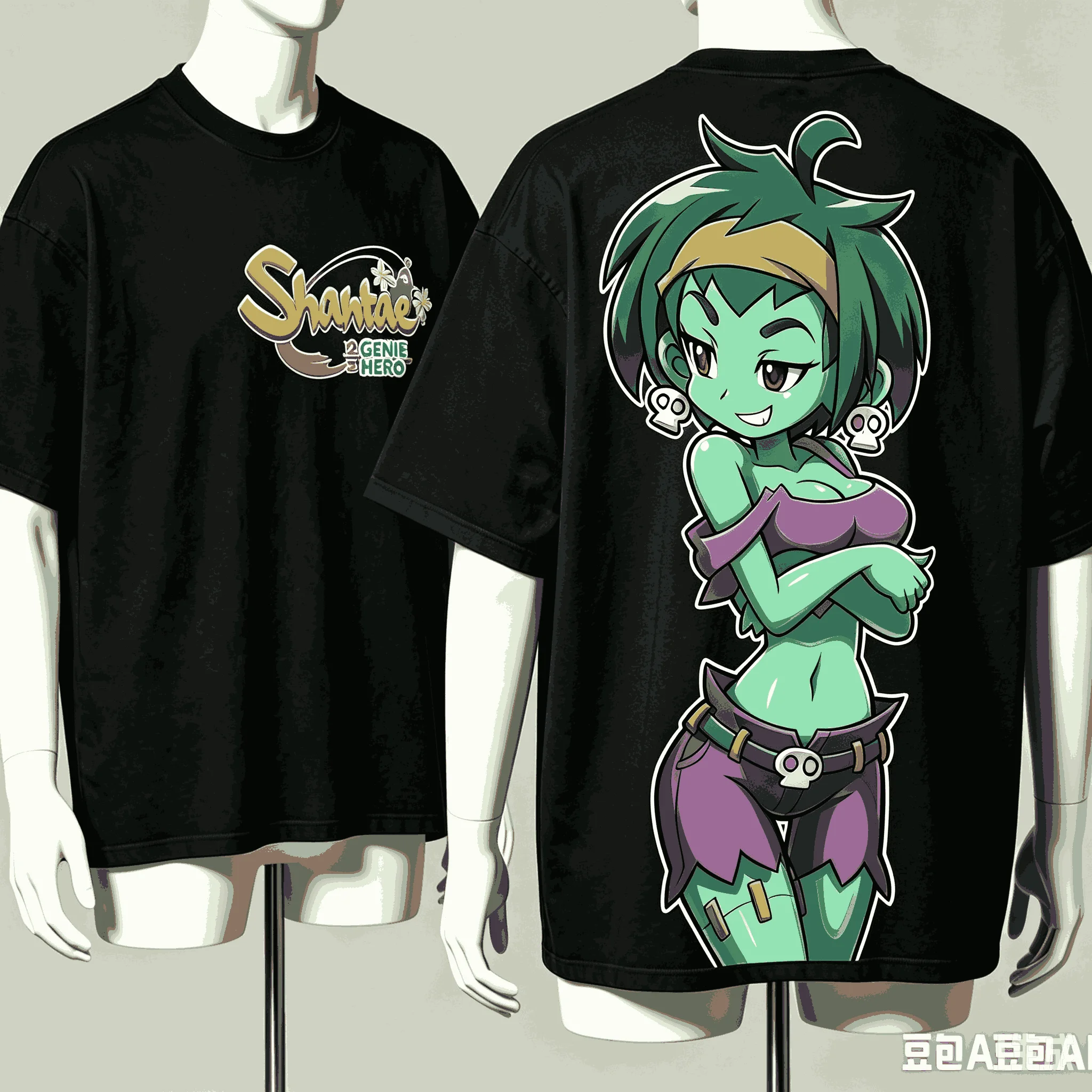 Shantae Half-Genie Hero Anime Lover T-shirt Harajuku Cotton New Model High Street Retro Fashion Oversized Unisex hot product tee