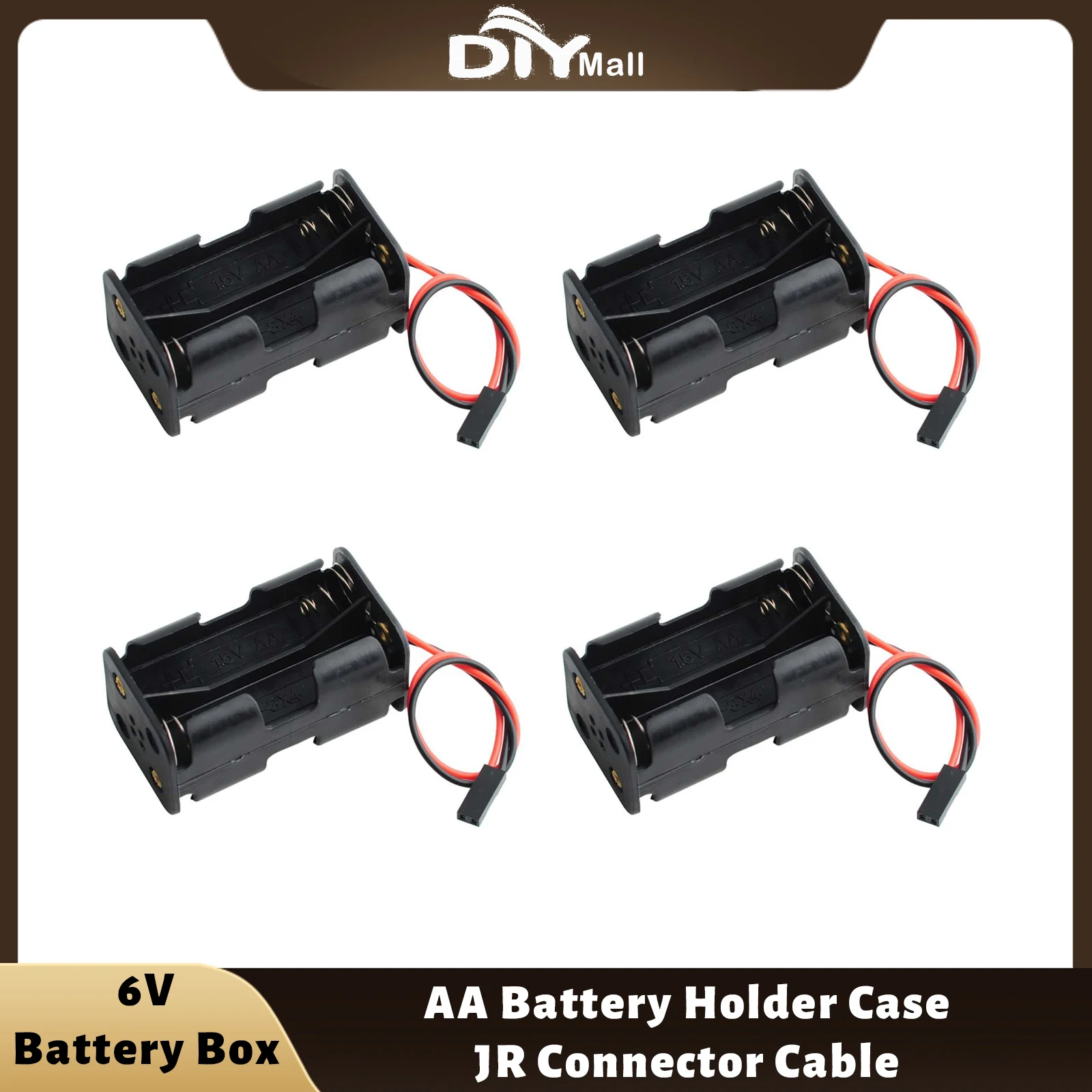 1/2/4PCS Aa Battery… - image