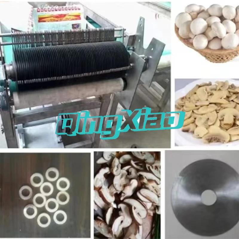 Vegetable Processing Machine Slicing Seaweed Banana Sliced Cut Mushroom Slicer Machine Food Supporting Equipment view 6