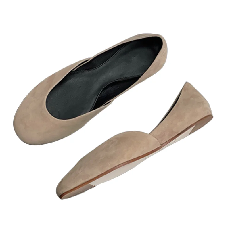 

Withered 2025 Summer Minimalist Horsehair Genuine Leather Loafers French Fashion Ladies Elegant Flat Shoes Women