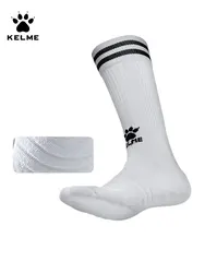 Kelme calzini da calcio da uomo a maniche lunghe da allenamento professionale da competizione calzini da palla antiscivolo calzini sportivi inferiori per bambini