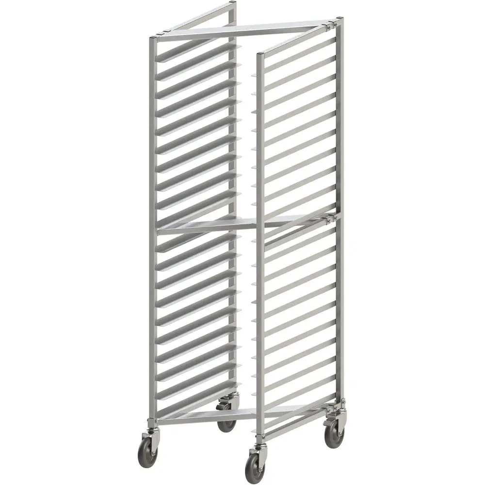 Stackable 20 Tier Pan Rack for Efficient Baking