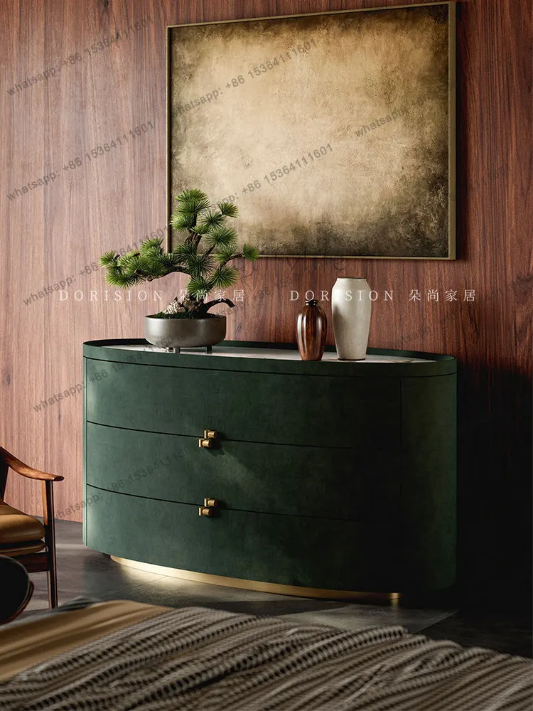 

Italian light luxury chest modern simple entrance bedroom storage locker