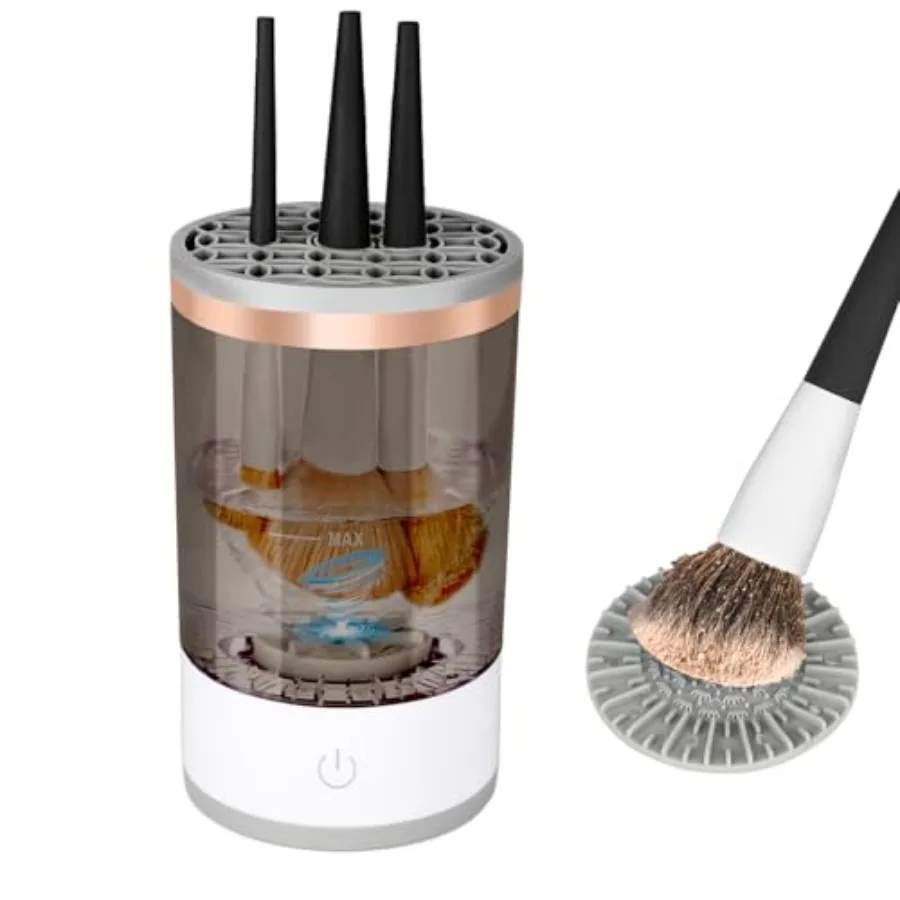 

MultiFunctional Electric Makeup Brush Cleaner Automatic Energy Saving Makeup Brush Cleaner: Convenient and efficient Makeup Bru