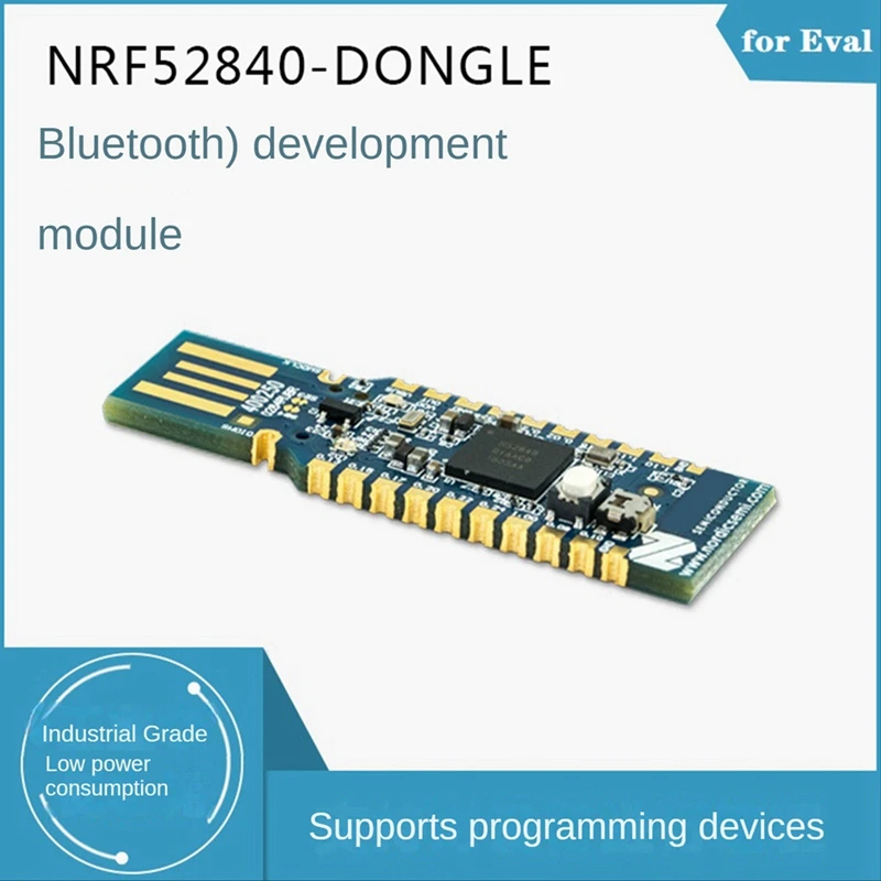 NRF52840 USB Dongle Development Module Support Programming RGB LED Green LED Button And 15GPIO For Eval