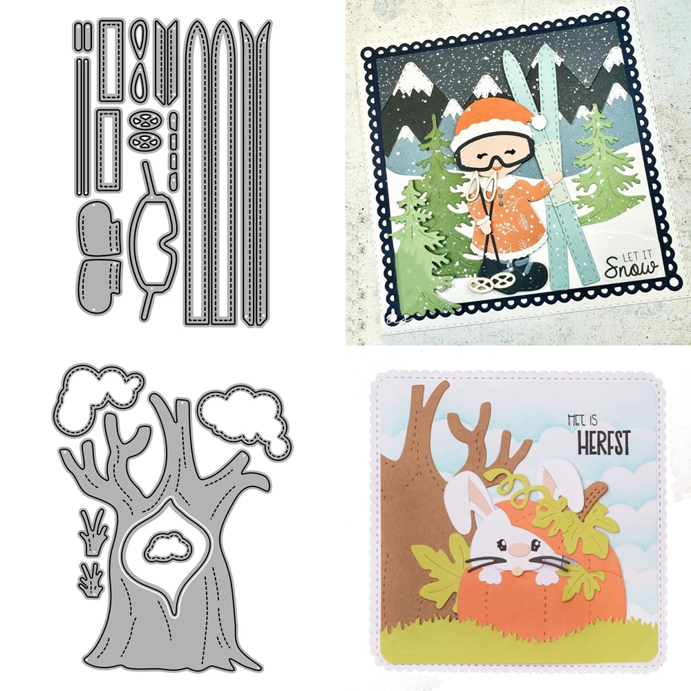 Metal Cutting Dies Winter Time diy Scrapbooking Photo Album Decorative Embossing PaperCard Die