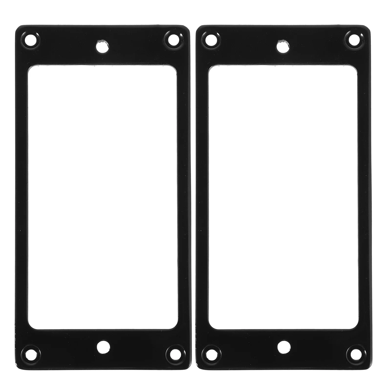 

2Pcs Guitar Pickup Covers Humbucker Metal Flat Replacement Frames Clear Sound Electric Guitar Parts Accessories