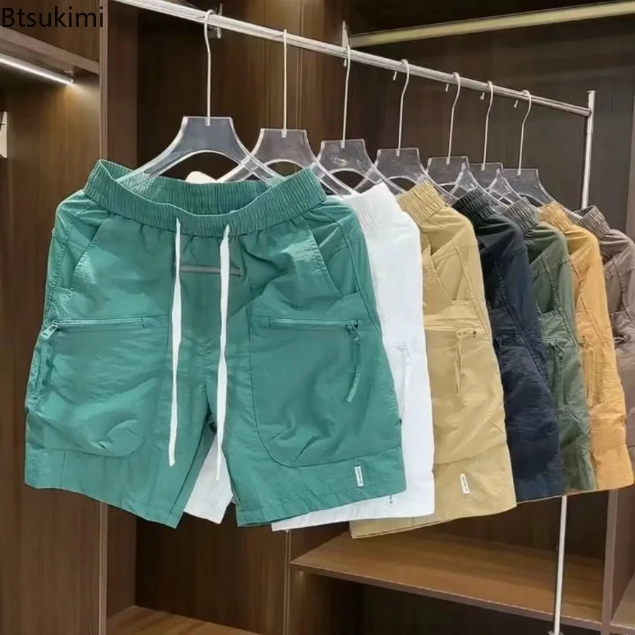 

New Men's Casual Shorts Trend Elastic Waist Sweatpants Summer Men Short Korean Fashion Streetwear Harajuku Shorts Men Clothing