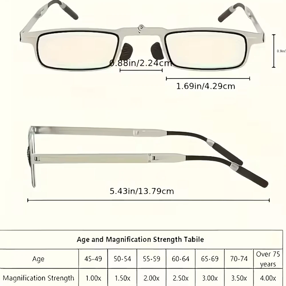 New Phone Holder Anti Blue Light Folding Reading Glasses Men Women Portable Presbyopic Eyewear with Ultra thin Case 1.0-3.5