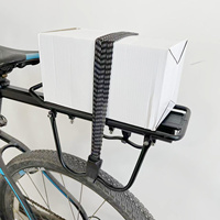 45/65/95cm Elastic Cargo Straps for Bicycle Motorcycle Luggage Rack High Stretch Tie Down Bungee Ropes Adjustable Hook Fastener