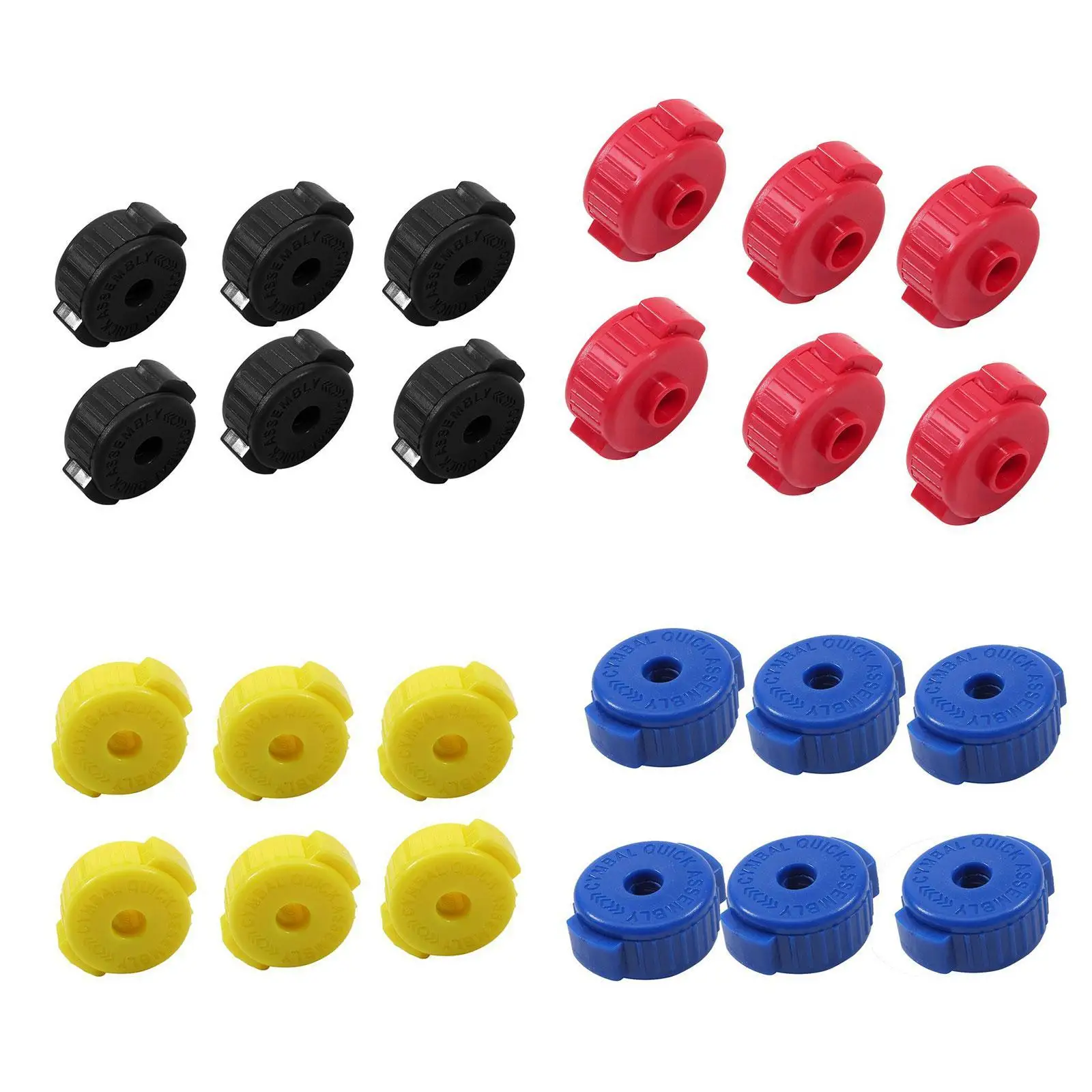 

6Pcs Quick Release Cymbal Nuts Professional Replaces Drum Accessories