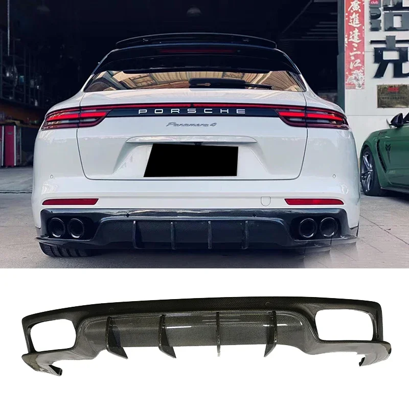 

Эксклюзивный карбоновый задний диффузор-спойлер (обвес) для Porsche Panamera 971 2017-2022 годов выпуска, модель 2025 года