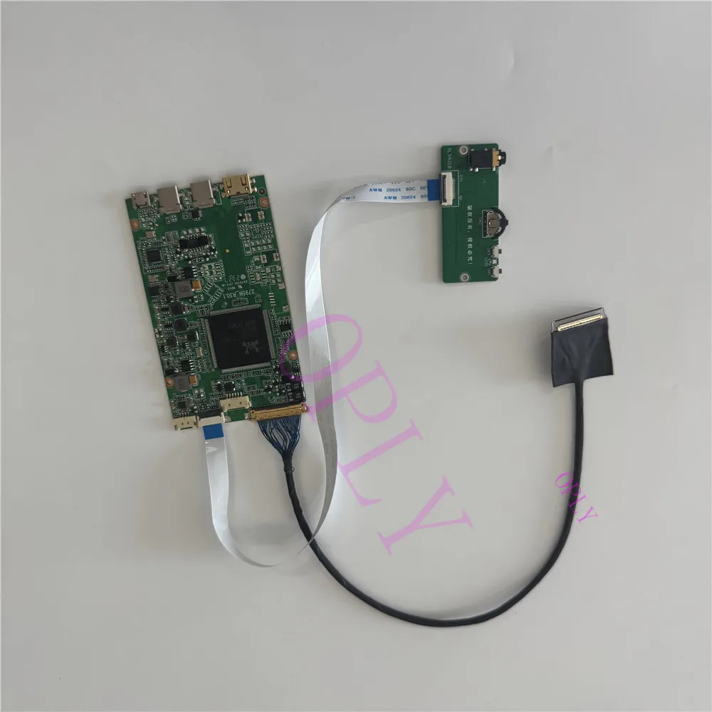 

Комплект платы драйвера ЖК-дисплея 4K, совместимый с HDMI Type-C для B133ZAN01 B133ZAN02 13,3 дюйма, 3840X2160, светодиодный монитор с панелью 2160p, светодиодный DIY