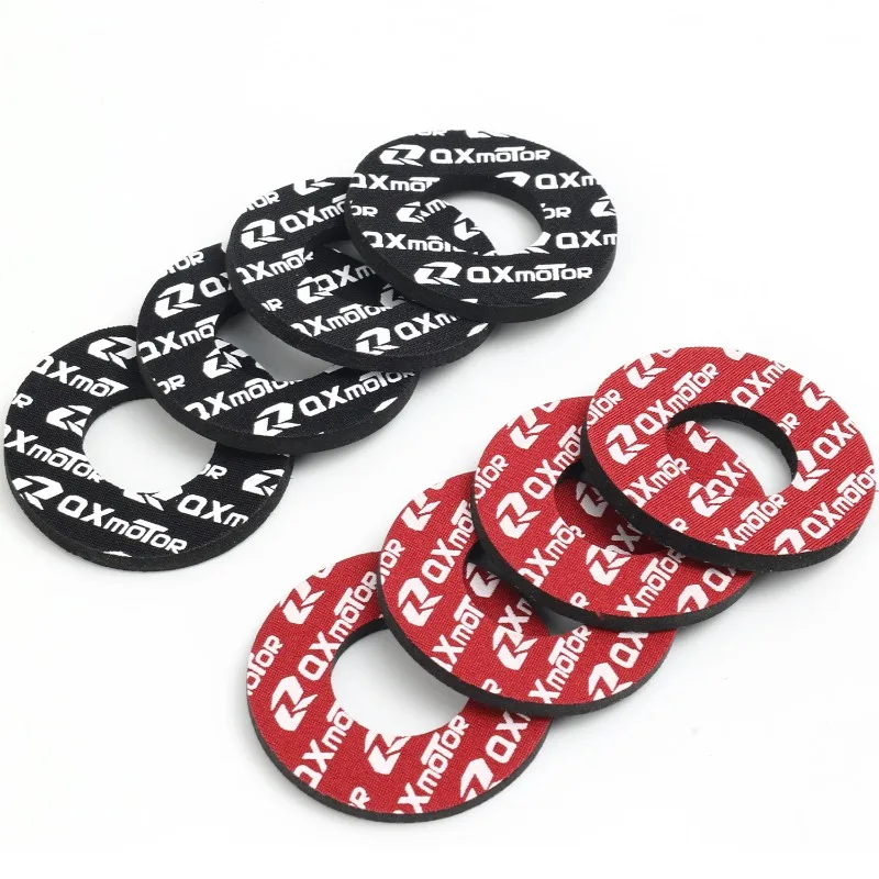 2PCS Anti-Blister Motorcycle Grip Donuts Wear-resistant Rings for Thumb Protection Vibration Damping Accessories Bike Handguards