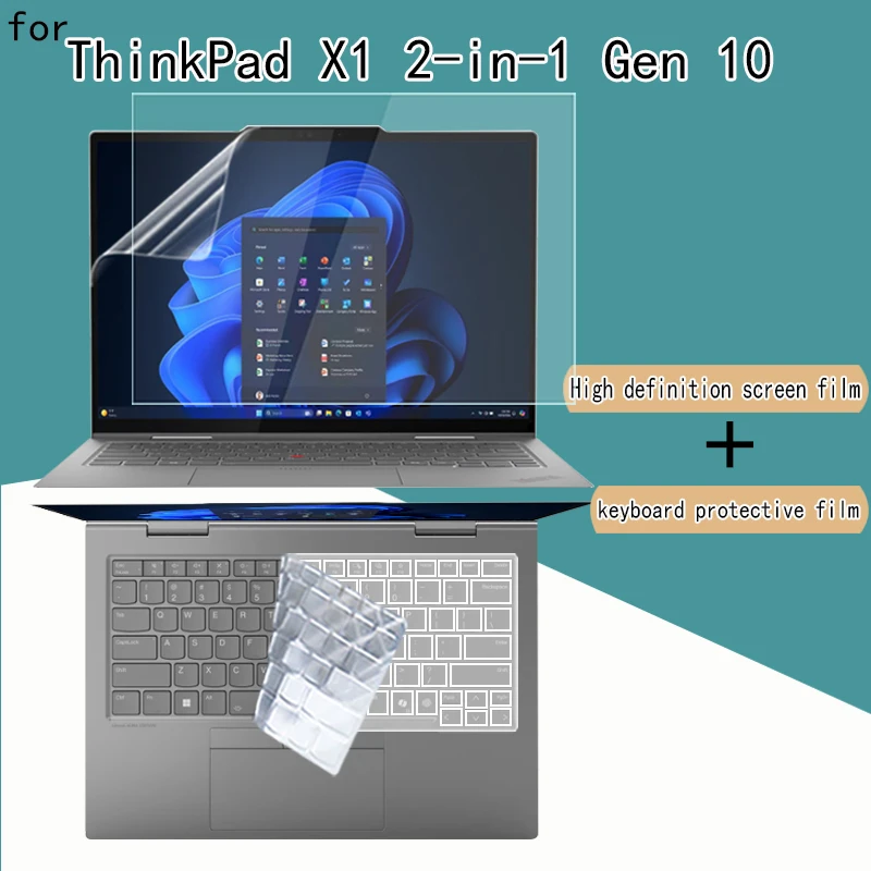

Suitable for ThinkPad X1 2-in-1 Gen10 notebook screen film keyboard film keycap cover matte anti-reflective protective film